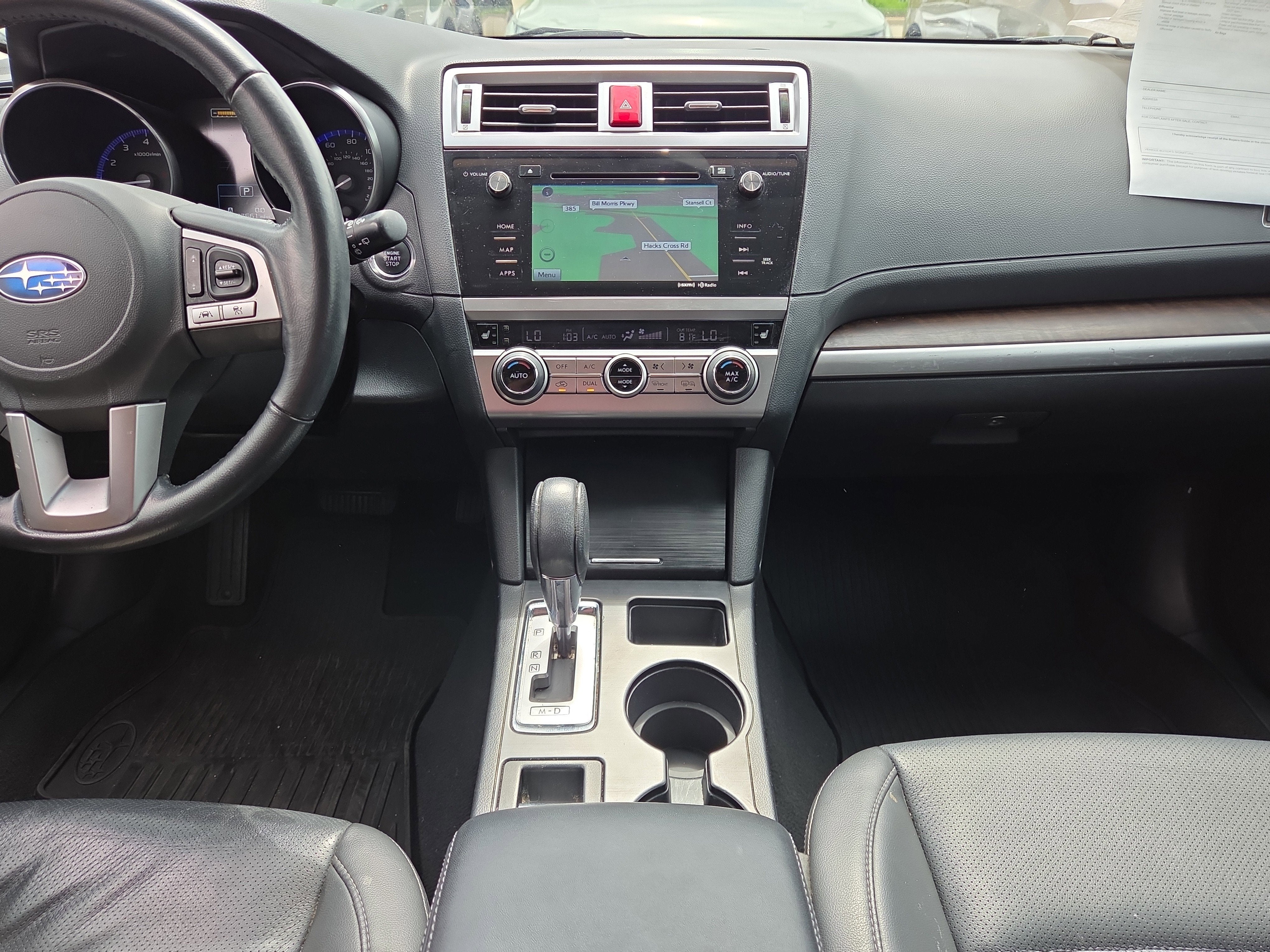 2016 Subaru Outback 2.5i Limited