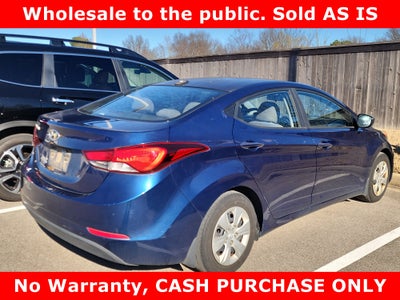 2016 Hyundai Elantra SE