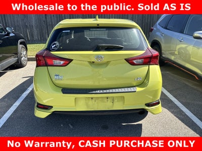 2017 Toyota Corolla iM CVT (Natl)