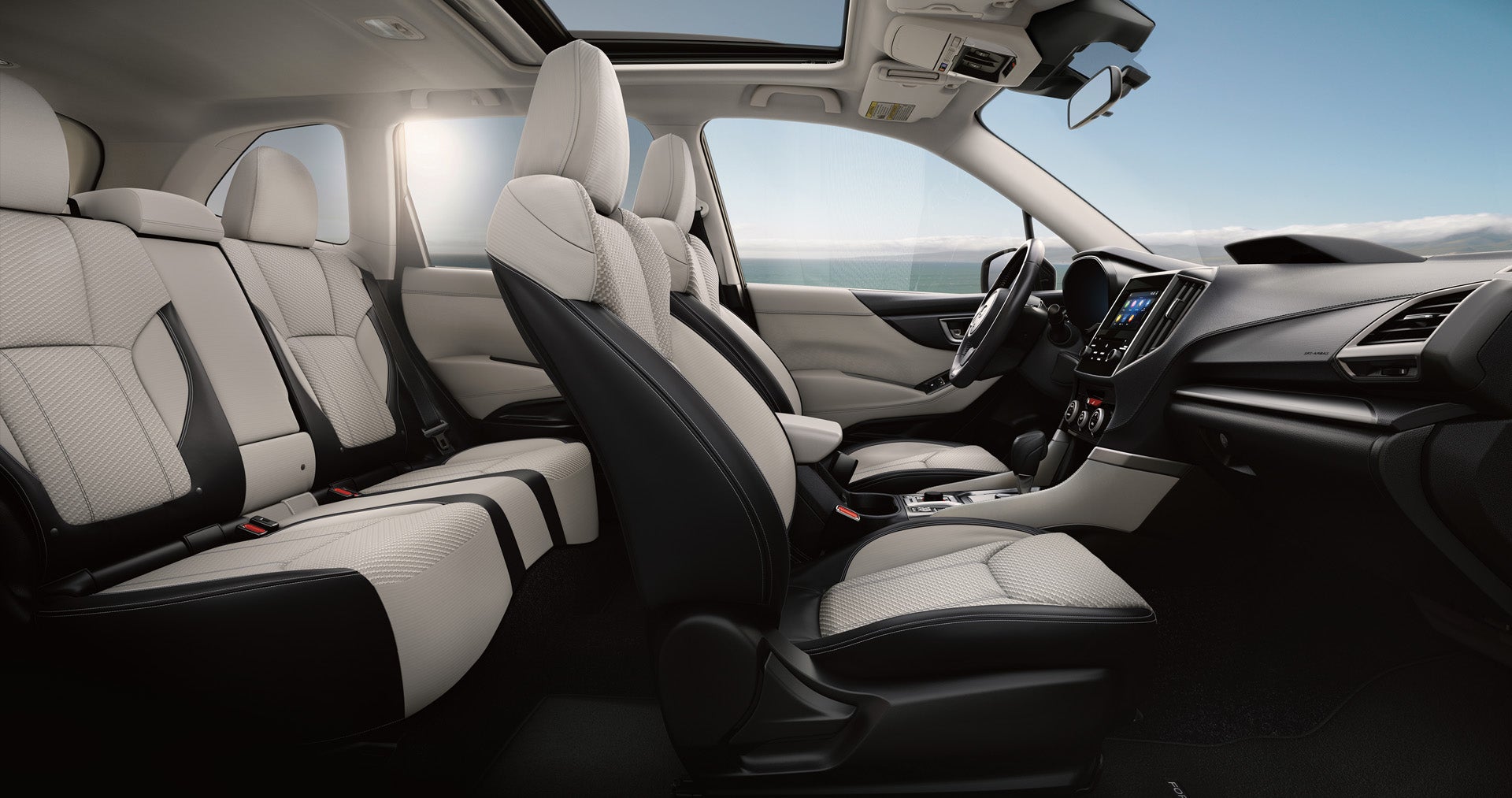 2024 Subaru Forester Premium Interior Premium Gray Cloth