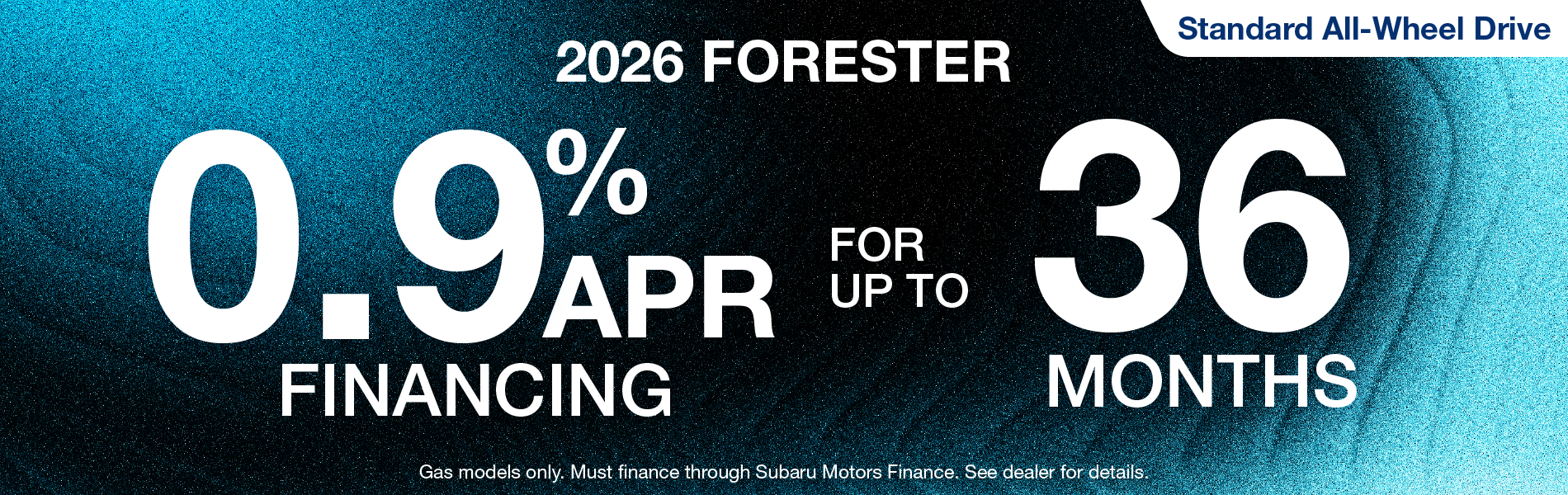 2026 Forester Specials