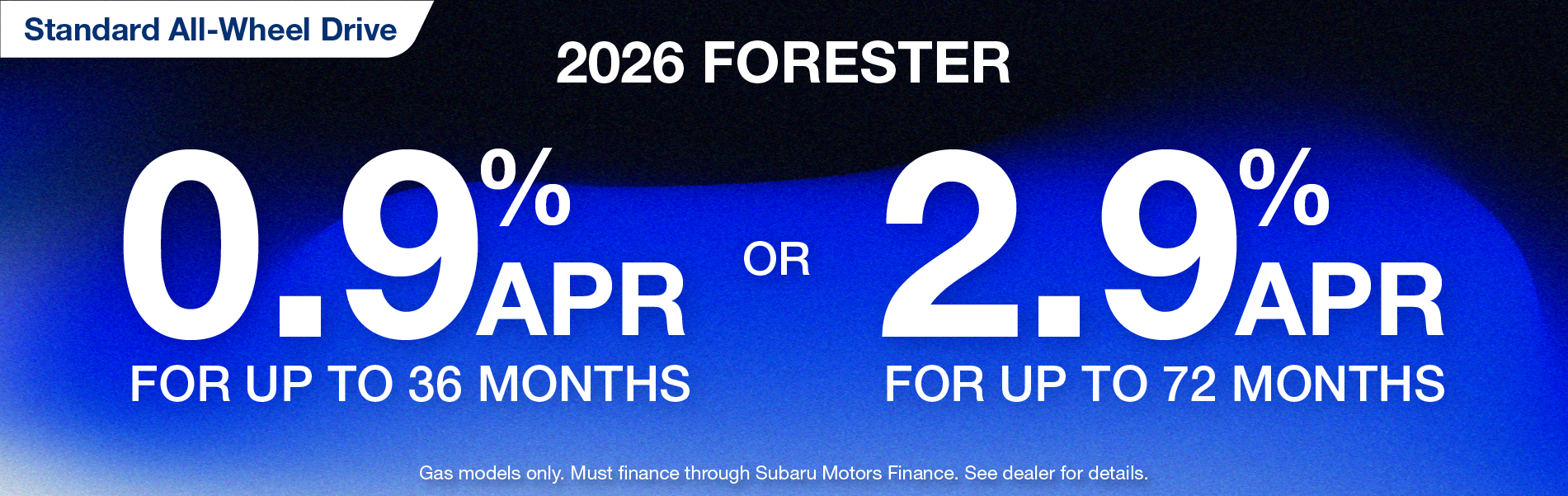 2026 Forester Specials