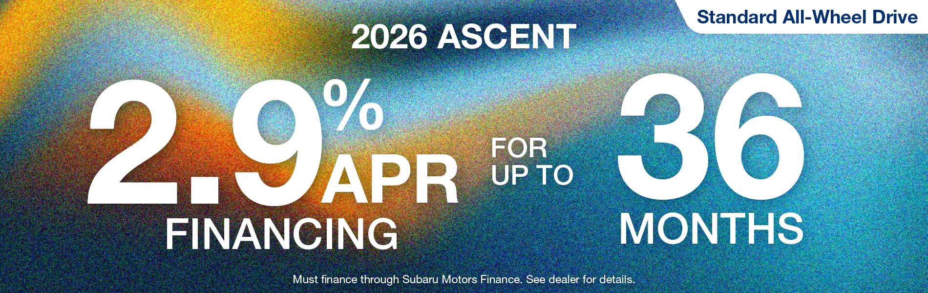2026 Ascent Specials