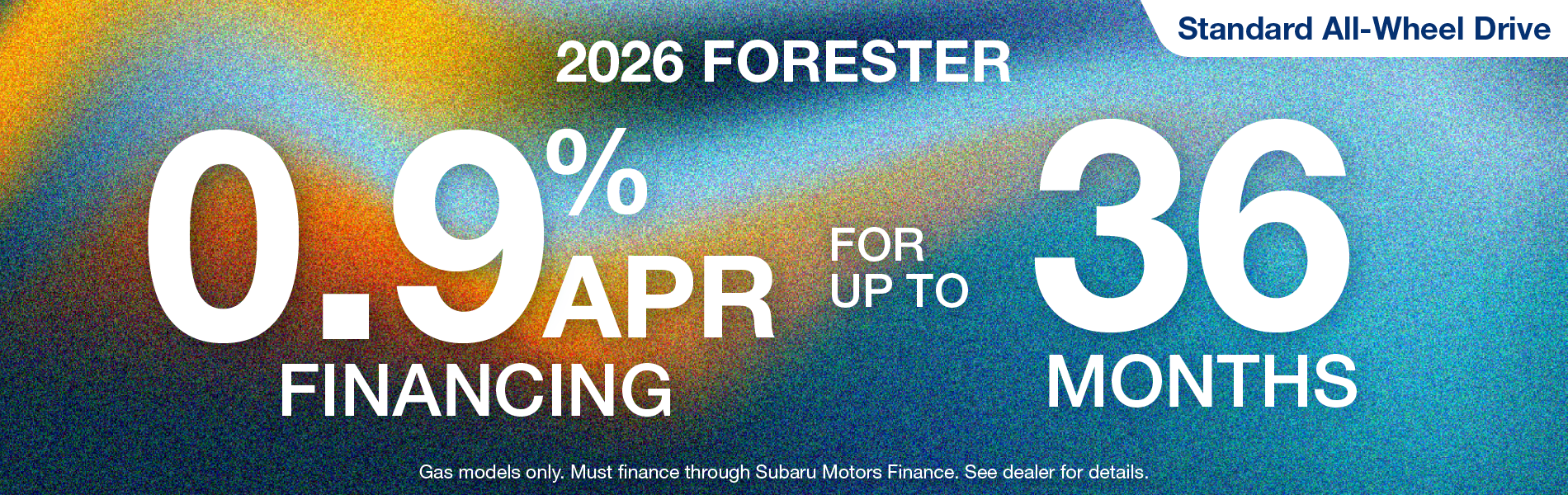 2026 Forester Specials