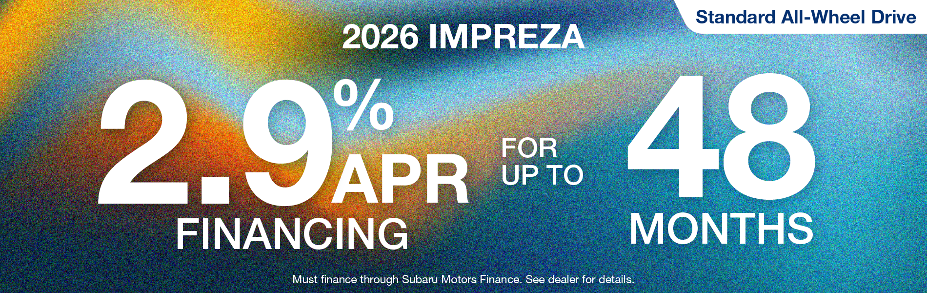 2026 Impreza Specials